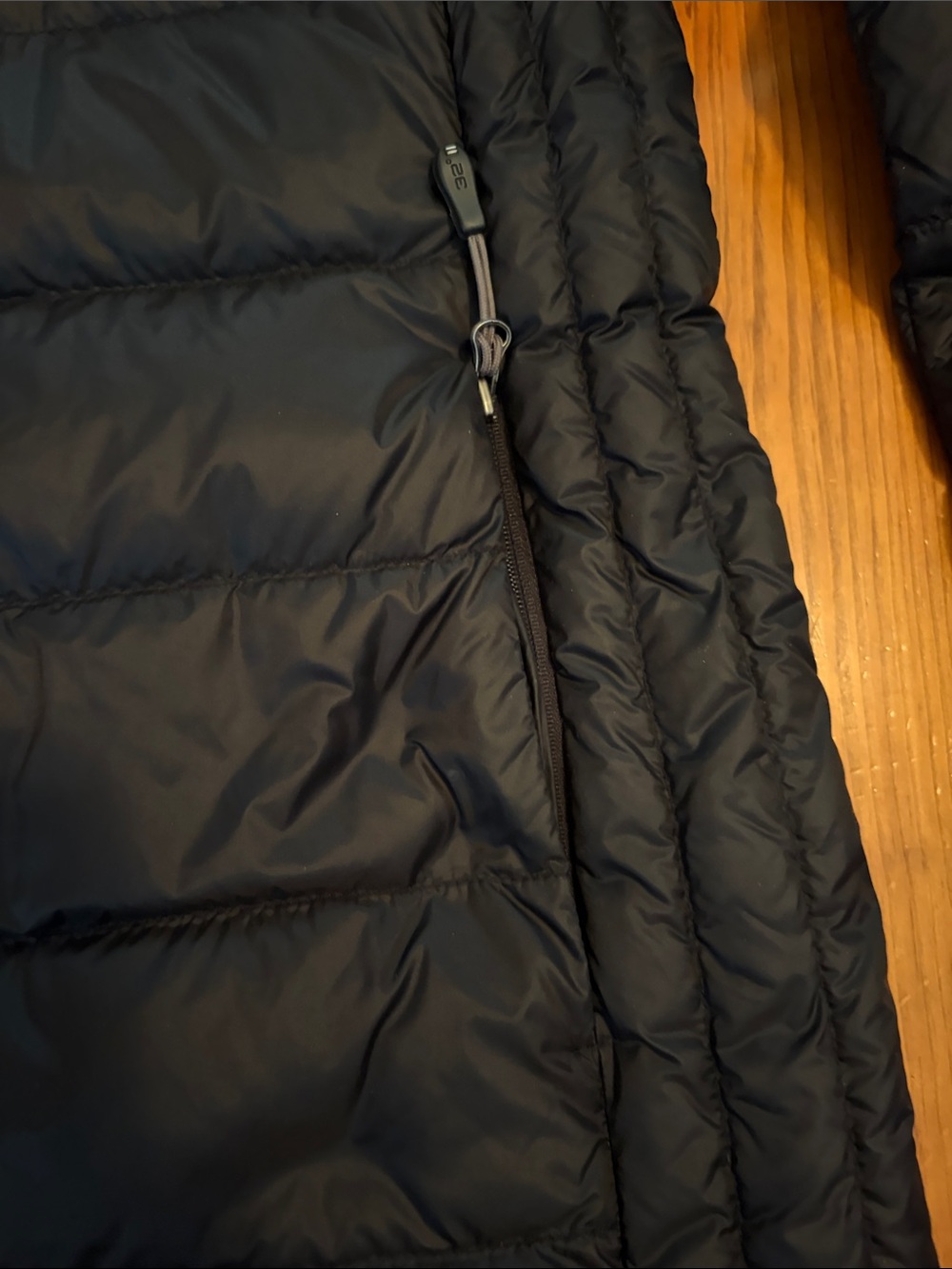 Heat Keep Women's Hooded Packable Black Puffer Jacket - Picture 2 of 7